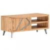 Chunhelife Table Basse 90x45x40 Cm Bois D’acacia Massif 16