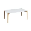 Beaux Meubles Pas Chers Table Basse 120 Cm Rectangle Blanche 65