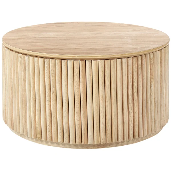 Beliani Table Basse Bois Clair KIRKWOOD 1