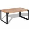 Chunhelife Table Basse Bois D’acacia Massif 100 X 60 X 45 Cm 67