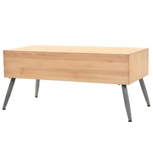 SANS MARQUE Table Basse Bois Massif De Sapin 115 X 55 X 50 Cm – Brun – Meubles/Tab… 13