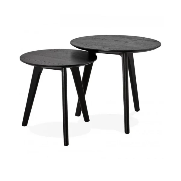 Kokoon Design Table Basse Design ESPINO BLACK 50x50x45 Cm 4