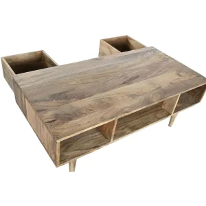 Table Basse DKD Home Decor 120 X 60 X 45 Cm Bois De Manguier 11