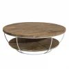 MACABANE Table Basse Double Plateau En Teck Recyclé HEZO 17