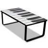 SANS MARQUE Table Basse En Verre Design Piano – Multicolore 8