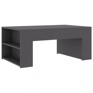 Chunhelife Table Basse Gris 100x60x42 Cm Aggloméré 9