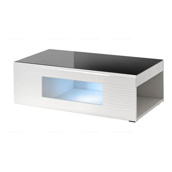 Dusine Table Basse Illuminé LED Et Laqué, Neuve 3