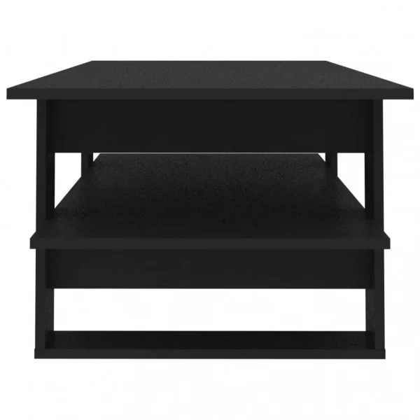 Chunhelife Table Basse Noir 110x55x42 Cm Aggloméré 6