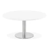 MES Table Basse Ronde 90 Cm En Bois Blanc Et Métal – LIVY 17