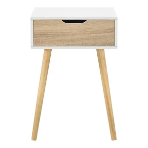 Table Basse Östersund 60 X 40 X 30 Cm Blanc Effet Chêne [en.casa] 15