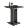 MES Table Bistrot Carrée 70×77,5 Cm Anthracite 10