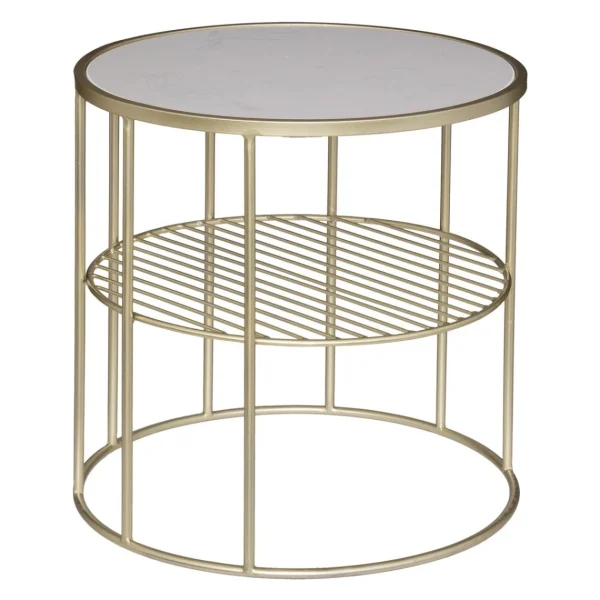 Atmosphera, Createur D’Interieur Table Café Owen En Verre Doré – ATMOSPHERA 1