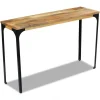 SANS MARQUE Table Console Bois De Manguier 120 X 35 X 76 Cm – Multicolore 17