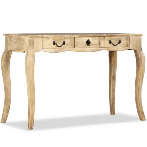 SANS MARQUE Table Console Bois De Manguier Massif 120 X 50 X 80 Cm – Brun 9