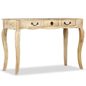 SANS MARQUE Table Console Bois De Manguier Massif 120 X 50 X 80 Cm – Brun 11