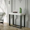 Itamoby Table Console Extensible Design Blanc Moderne 90×40-300cm Table à Man… 7