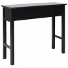 Chunhelife Table Console Noir 90 X 30 X 77 Cm Bois 5