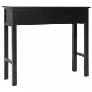 Chunhelife Table Console Noir 90 X 30 X 77 Cm Bois 13