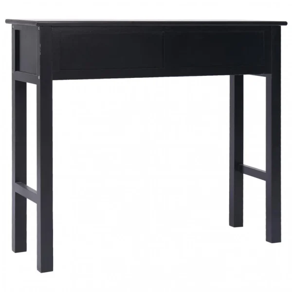 Chunhelife Table Console Noir 90 X 30 X 77 Cm Bois 5