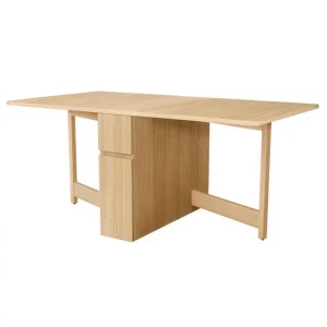 Paris Prix Table Console Pliante Kungla 170cm Chêne 9