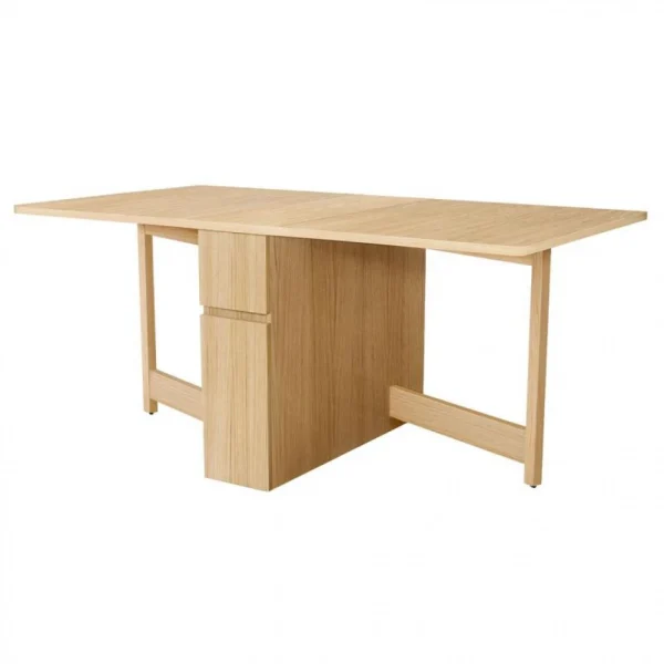 Paris Prix Table Console Pliante Kungla 170cm Chêne 3