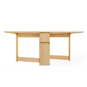 Paris Prix Table Console Pliante Kungla 170cm Chêne 15