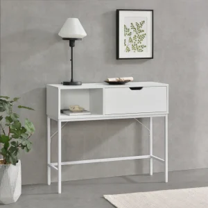 Table Console Tranemo 92 X 30 X 80 Cm Blanc [en.casa] 9