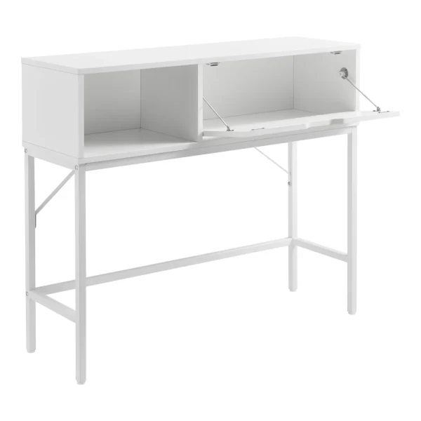 Table Console Tranemo 92 X 30 X 80 Cm Blanc [en.casa] 6