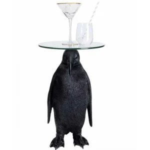 Kare Design Table D’appoint Animal Mme Pingouin Ø32cm 11