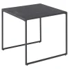 TOILINUX Table D’appoint Carré En Mélaminé Et Métal – L.50 Cm X H. 45 Cm – … 17