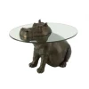 Paris Prix Table D’Appoint Design Hippopotame 64cm Bronze 8