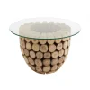 Paris Prix Table D’Appoint Design Mivida 70cm Naturel 8