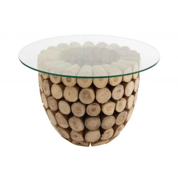 Paris Prix Table D’Appoint Design Mivida 70cm Naturel 1