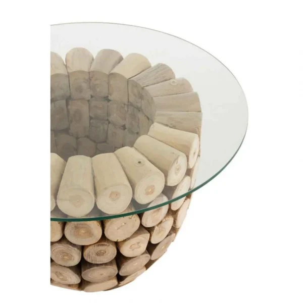 Paris Prix Table D’Appoint Design Mivida 70cm Naturel 4