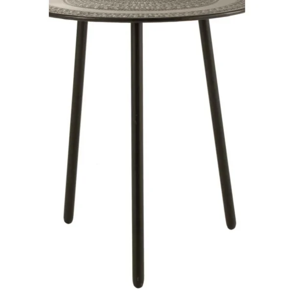 Paris Prix Table D’Appoint Design Sylwia 44cm Noir 3