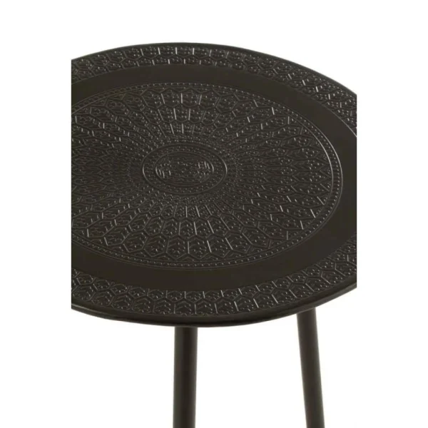 Paris Prix Table D’Appoint Design Sylwia 44cm Noir 4