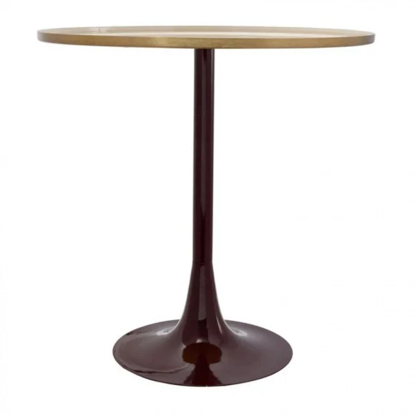 Paris Prix Table D’Appoint Design Tami 51cm Crème & Prune 1