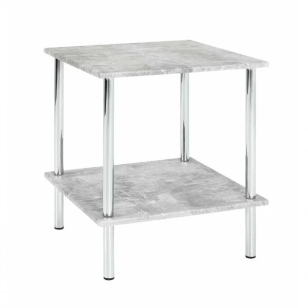 Paris Prix Table D’Appoint Effet Béton Miguel 45cm Gris 1