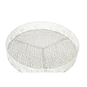 Pegane Table D’appoint En Métal Coloris Blanc – Diamètre 50 X Hauteur 59 Cm 9