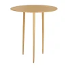 Leitmotiv Table D’appoint En Métal Supreme 37 X 42.5 Cm Jaune Ocre. 5