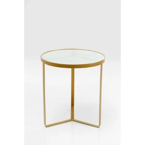 Kare Design Table D’Appoint Imitation Marbre En Verre Trempé D.45 Et Piétement E… 16