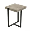 3S. X Home Table D’Appoint Métal Noir 40x40cm KIPPEN 8