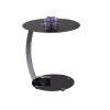 Decoshop26 Table D’appoint Moderne Avec Structure En Métal Chromé Noir TABA0510… 16