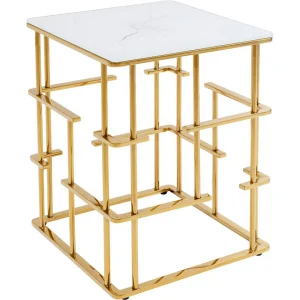 Kare Design Table D’Appoint ROME Doré 40 X 40 Cm 6