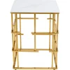 Kare Design Table D’Appoint ROME Doré 40 X 40 Cm 7