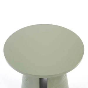 Tousmesmeubles Table D’appoint Ronde Bois Vert – TEULAT CEP 6