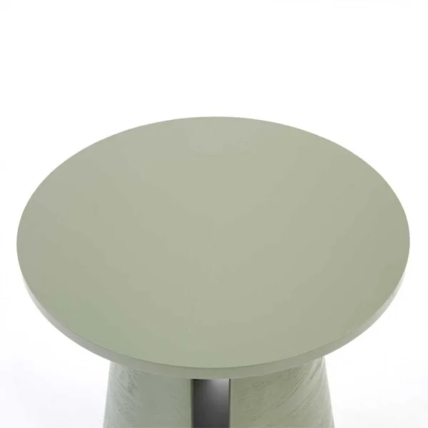 Tousmesmeubles Table D’appoint Ronde Bois Vert – TEULAT CEP 3