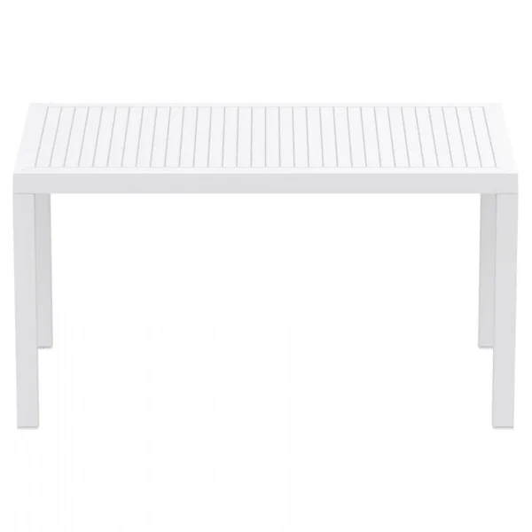 Alterego Table De Jardin ‘ENOTECA’ Design En Matière Plastique Blanche – 140×8… 3