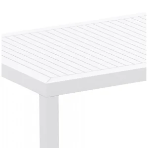 Alterego Table De Jardin ‘ENOTECA’ Design En Matière Plastique Blanche – 140×8… 15