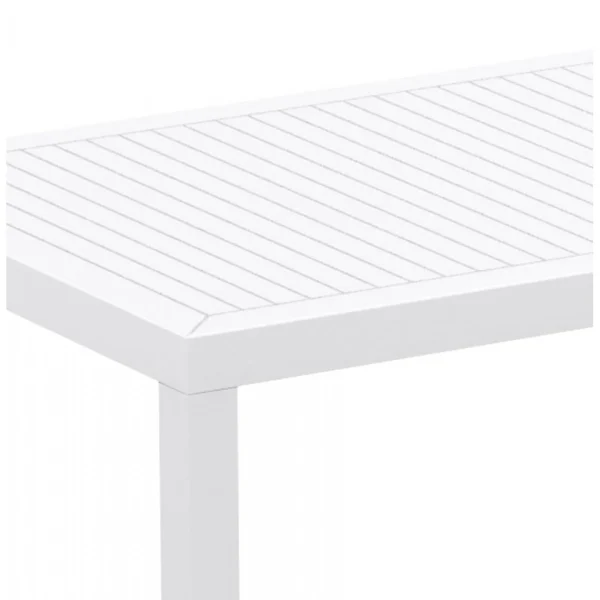 Alterego Table De Jardin ‘ENOTECA’ Design En Matière Plastique Blanche – 140×8… 6